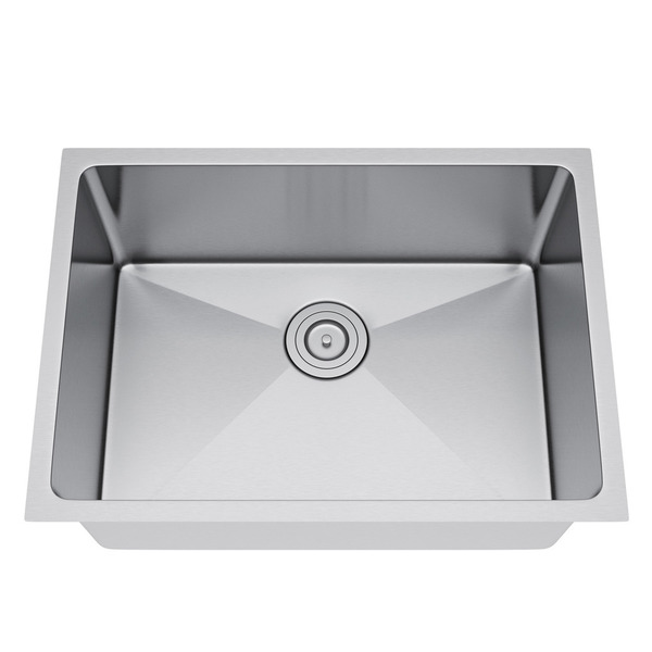 Exclusive Heritage 25 x 18 Single Bowl Undermount Stainless Steel Kitchen Sink