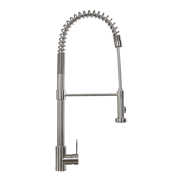 Highpoint Collection 27 Inch Modern Stainless Pull-Down Kitchen Faucet - HP 27' Modern Kitchen Faucet