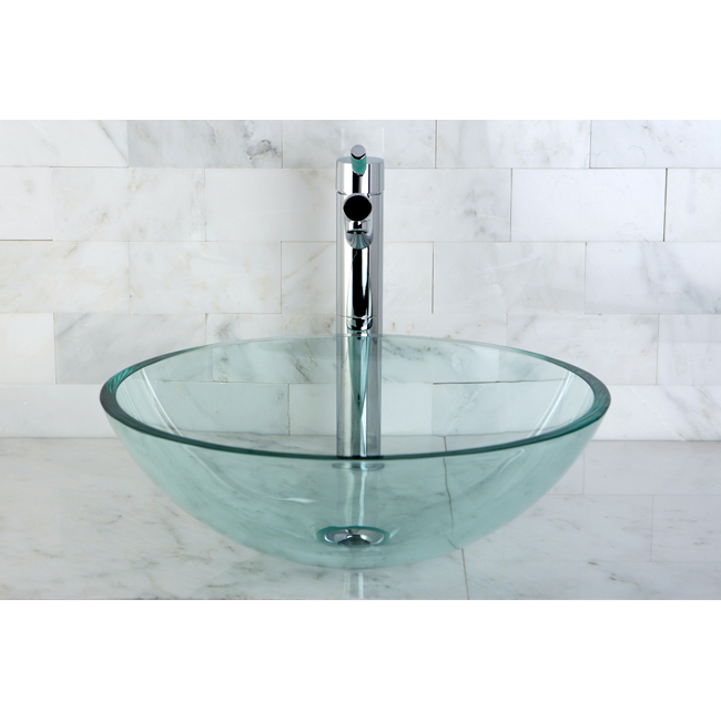 Crystal Clear Glass Vessel Sink - Crystal Clear Glass Vessel Sink