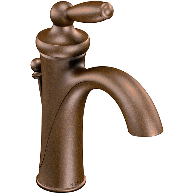 Moen Brantford Low Arc Oil Rubbed Bronze Bathroom Faucet