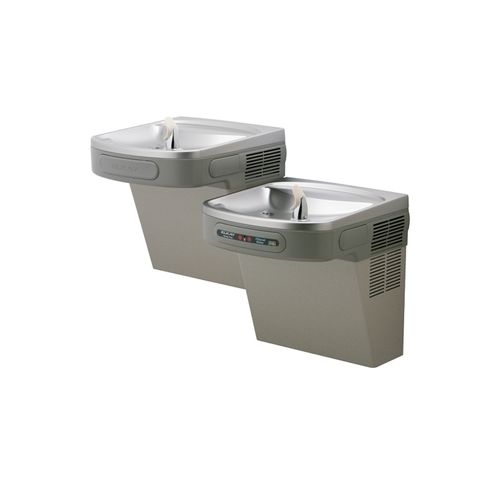 Elkay LZOSTL8C 8 GPH ADA Wall Mount Bi-Level Filtered Hands Free Cooler - Stainless Steel Finish